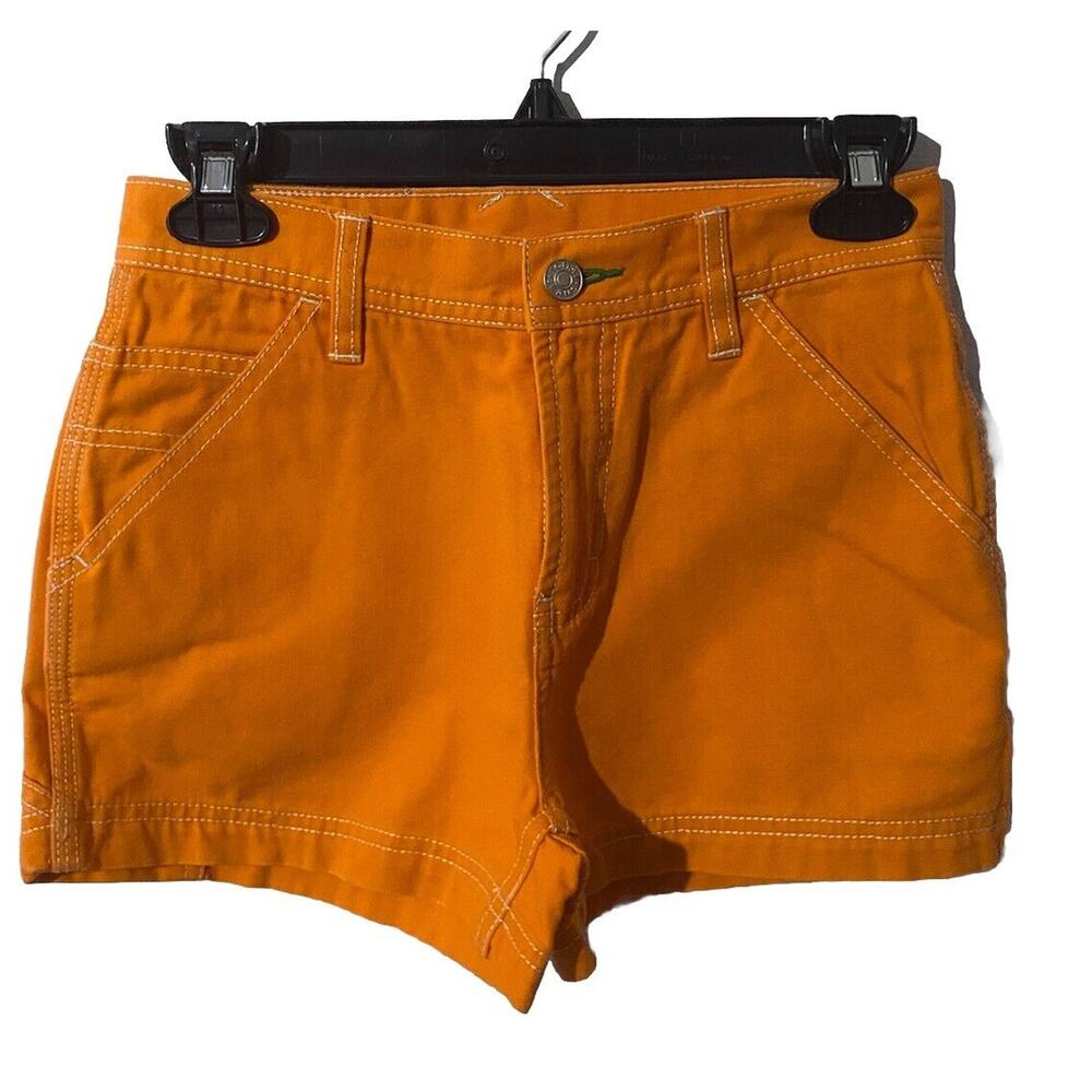 Tommy Hilfiger Vintage Y2K Shorts EUC Size 1 Orange